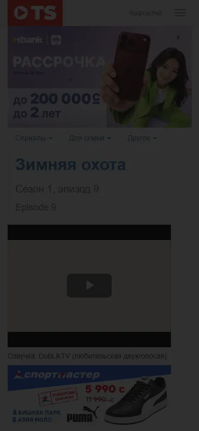 спонсор паузы: старый сайт, смартфон